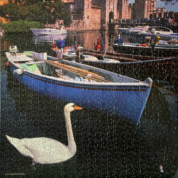 Scaliger Castle, Lake Gardas, Italy, 1000 piece puzzle, Mega Brands - Picture 4 of 4